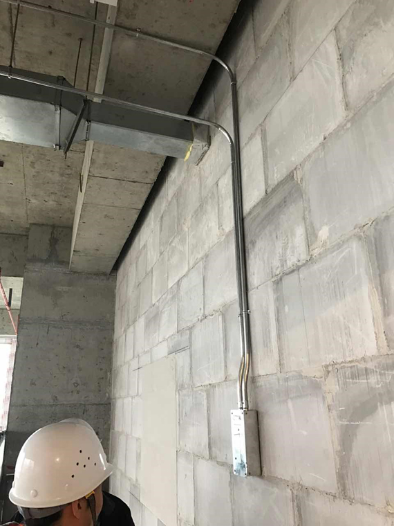 南昌中航國際廣場二期空調工程施工中